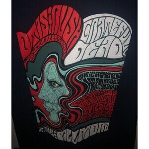 GRATEFUL DEAD Canned Heat Chicago Rush & Otis FILLMORE 1967 Poster Shirt Men's S